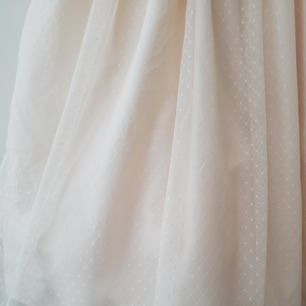 Unique Vintage Swiss Dot Tulle Sweetheart Retro Swing Dress - Picture 8 of 16